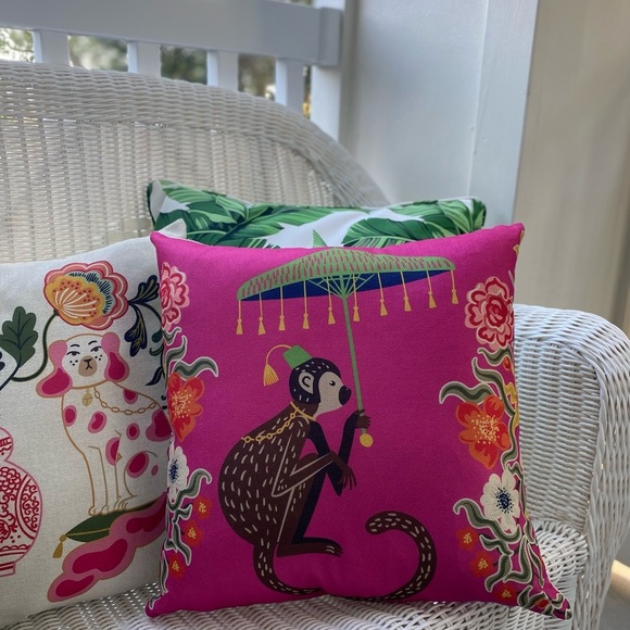 Pillow Cover - Staffordshire Dogs + Ginger Jar OR Tigers - Grandmillennial Decor - Picture 10 of 10